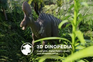 Cretaceous period Lambeosaurus 3D Dinopedia