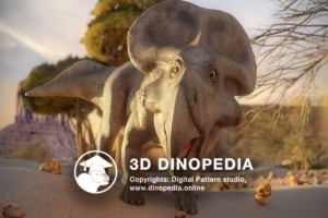Cretaceous period Protoceratops 3D Dinopedia