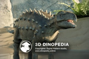 Cretaceous period Stegouros 3D Dinopedia