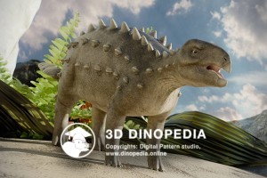 Cretaceous period Stegouros 3D Dinopedia