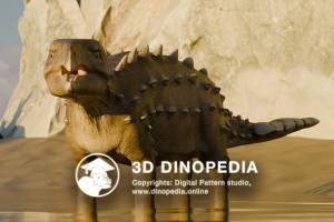 Cretaceous period Stegouros 3D Dinopedia