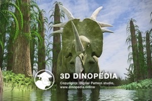 Меловой период Стиракозавр 3D Dinopedia