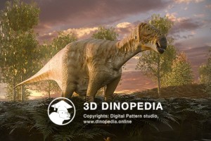 Cretaceous period Iguanodon 3D Dinopedia