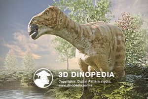 Cretaceous period Iguanodon 3D Dinopedia