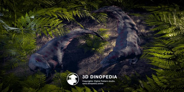 Меловой период Троодон 3D Dinopedia
