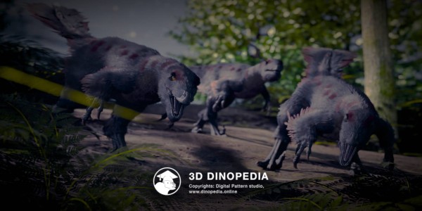 Cretaceous period Troodon 3D Dinopedia