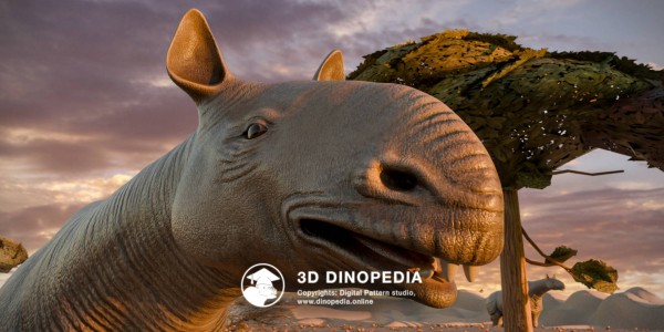 Палеогеновый период Парацератерий 3D Dinopedia