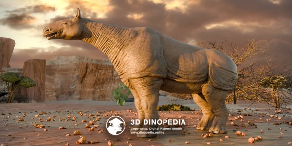 Paleogene period Paraceratherium 3D Dinopedia