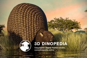 Quaternary period Doedicurus 3D Dinopedia