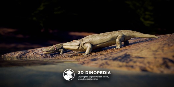 Триасовый период Брумистега 3D Dinopedia