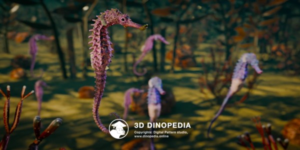 Neogene period Hippocampus 3D Dinopedia