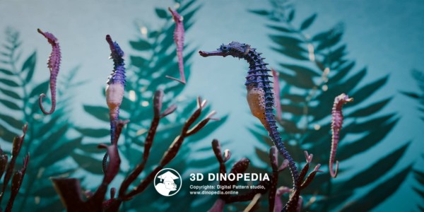 Neogene period Hippocampus 3D Dinopedia