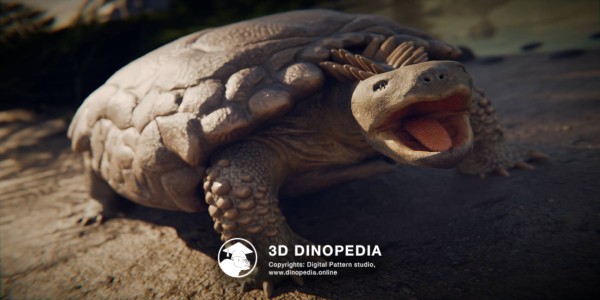 Триасовый период Проганохелис 3D Dinopedia