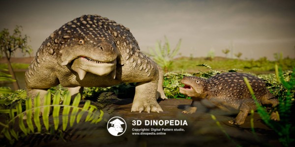 Пермский период Скутозавр 3D Dinopedia