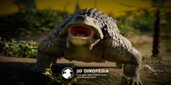 Пермский период Скутозавр 3D Dinopedia