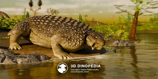 Пермский период Скутозавр 3D Dinopedia