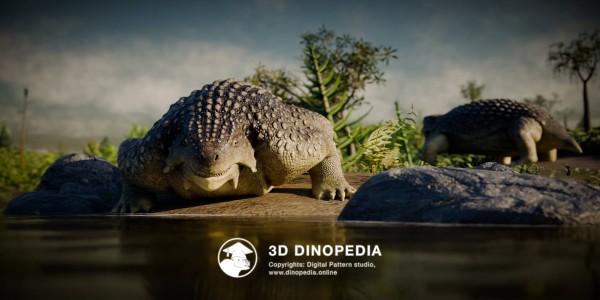 Пермский период Скутозавр 3D Dinopedia