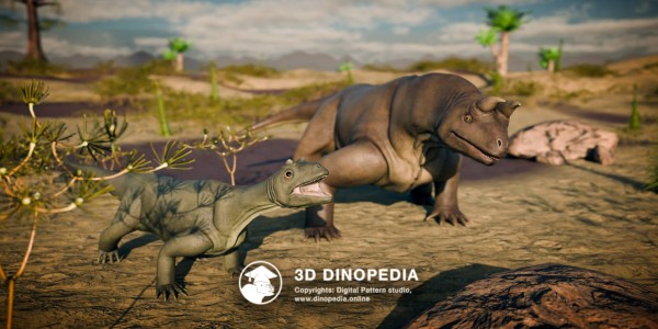 Триасовый период Шрингазавр 3D Dinopedia