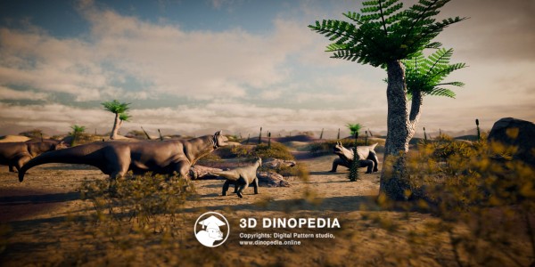 Триасовый период Шрингазавр 3D Dinopedia