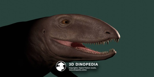 Каменноугольный период Офиакодон 3D Dinopedia