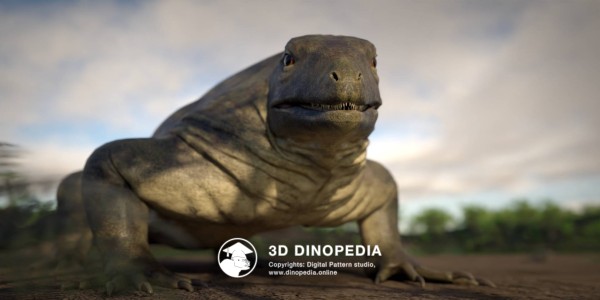 Пермский период Варанопс 3D Dinopedia