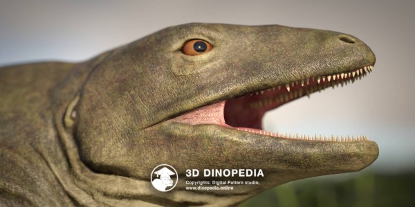 Пермский период Варанопс 3D Dinopedia