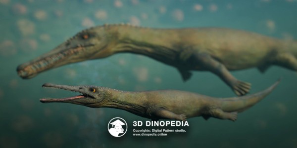 Пермский период Мезозавр 3D Dinopedia