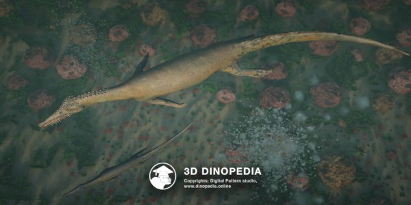 Пермский период Мезозавр 3D Dinopedia