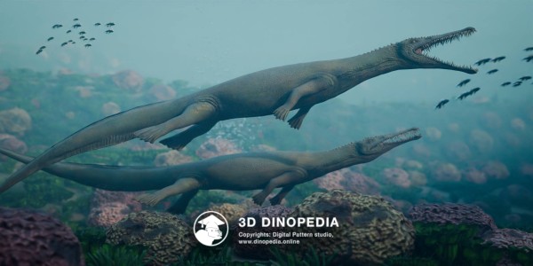 Пермский период Мезозавр 3D Dinopedia