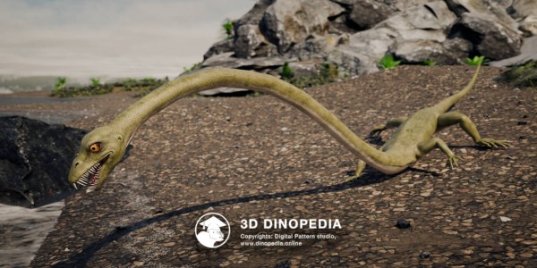 Триасовый период Танистрофей 3D Dinopedia