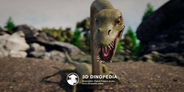 Триасовый период Танистрофей 3D Dinopedia