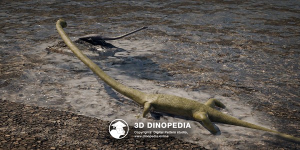Триасовый период Танистрофей 3D Dinopedia