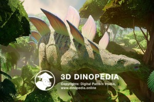 Jurassic period Stegosaurus 3D Dinopedia