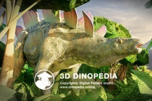 Jurassic period Stegosaurus 3D Dinopedia