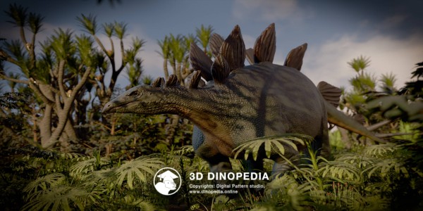 Юрский период Стегозавр 3D Dinopedia
