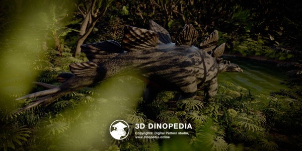 Юрский период Стегозавр 3D Dinopedia