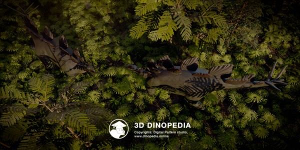 Юрский период Стегозавр 3D Dinopedia