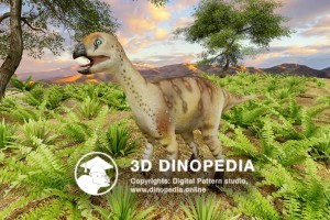 Cretaceous period Hypsilophodon 3D Dinopedia