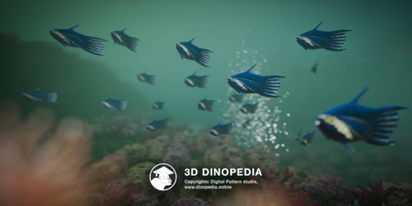 Devonian period Furcacauda 3D Dinopedia