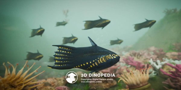 Devonian period Furcacauda 3D Dinopedia