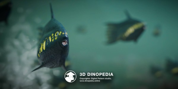 Devonian period Furcacauda 3D Dinopedia