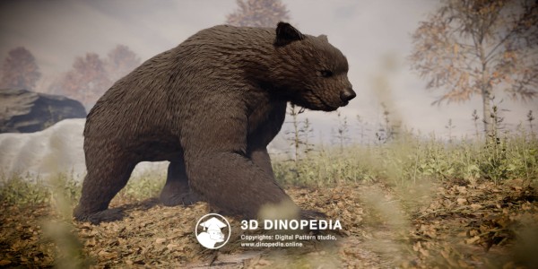 Quaternary period Arctodus 3D Dinopedia