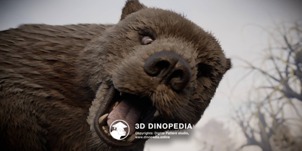 Quaternary period Arctodus 3D Dinopedia