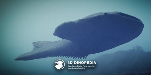 Devonian period Psammolepis 3D Dinopedia