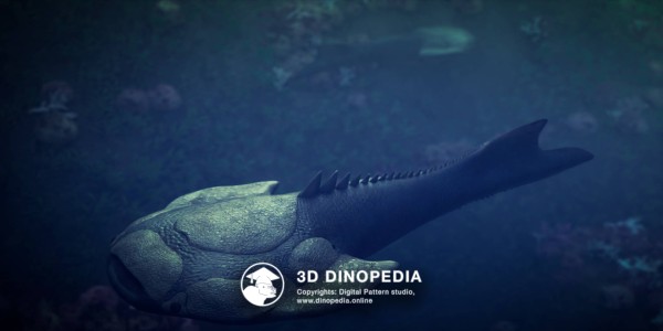 Devonian period Psammolepis 3D Dinopedia