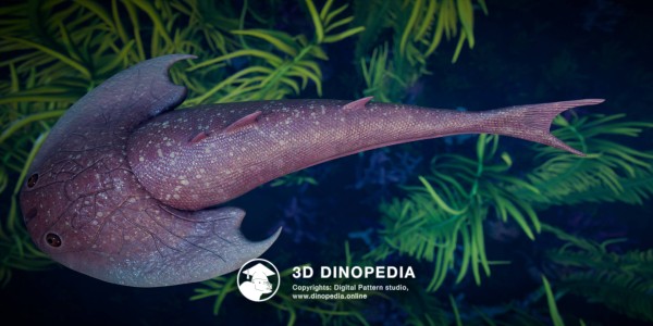 Silurian period Tujiaaspis 3D Dinopedia