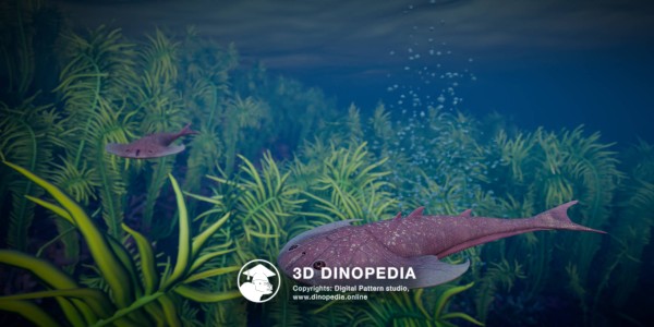 Silurian period Tujiaaspis 3D Dinopedia