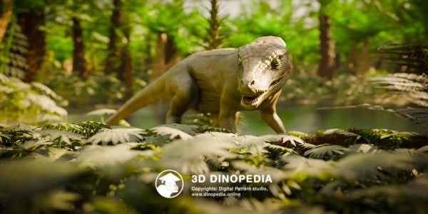 Triassic period Hesperosuchus 3D Dinopedia