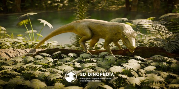 Triassic period Hesperosuchus 3D Dinopedia