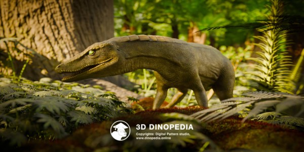 Triassic period Hesperosuchus 3D Dinopedia